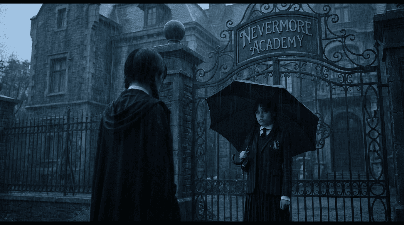 Уэнсдэй 1 сезон 1 серия